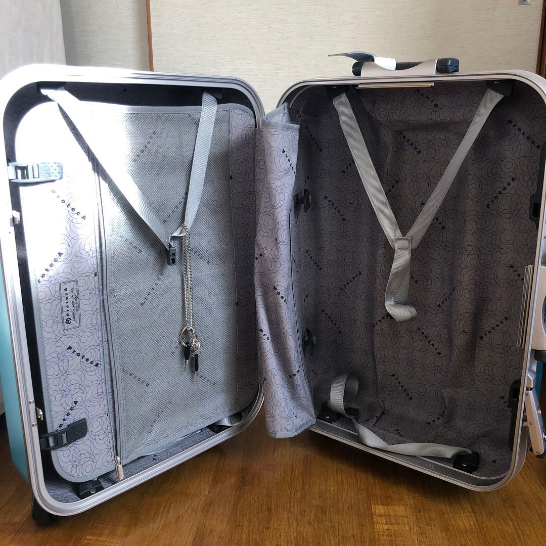 配送or埼玉直接引取】プロテカ スーツケース 57L 水色