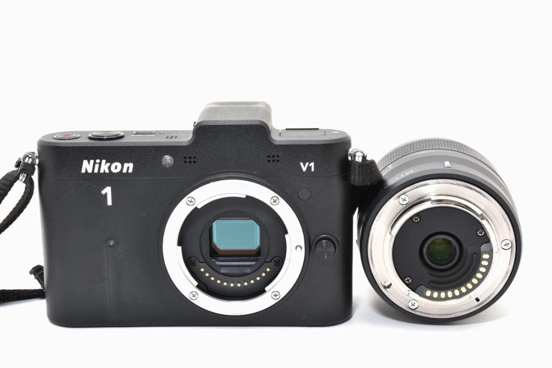 美品 ニコン Nikon1 V1 ブラック ズームレンズセット ＃A373 - メルカリ
