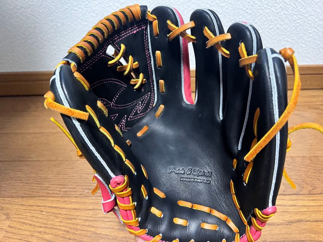 ガ*ン様 ZETT プロステイタス ピッチャー用グローブ 桜刺繍