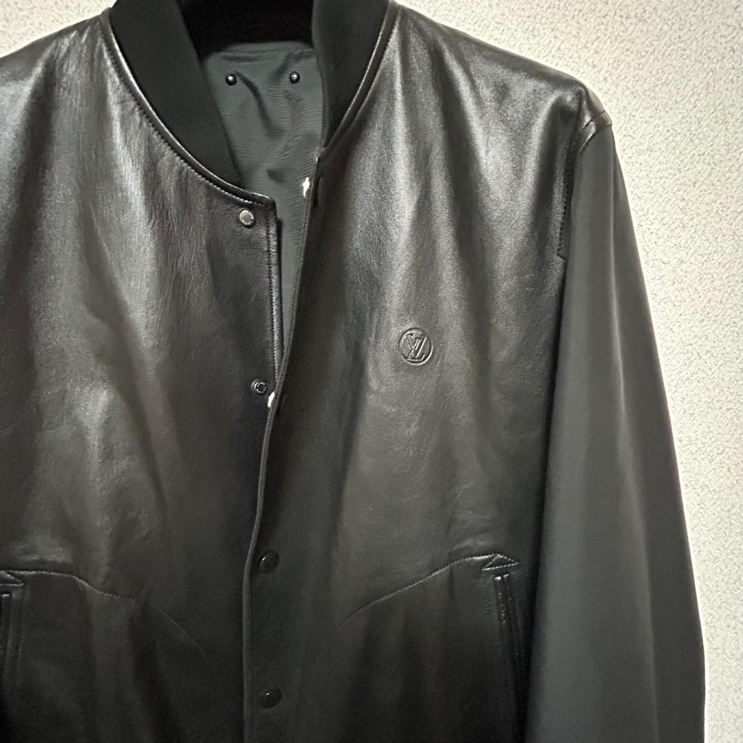 極美品】ルイヴィトン ラムレザー ブルゾン ボンバージャケット