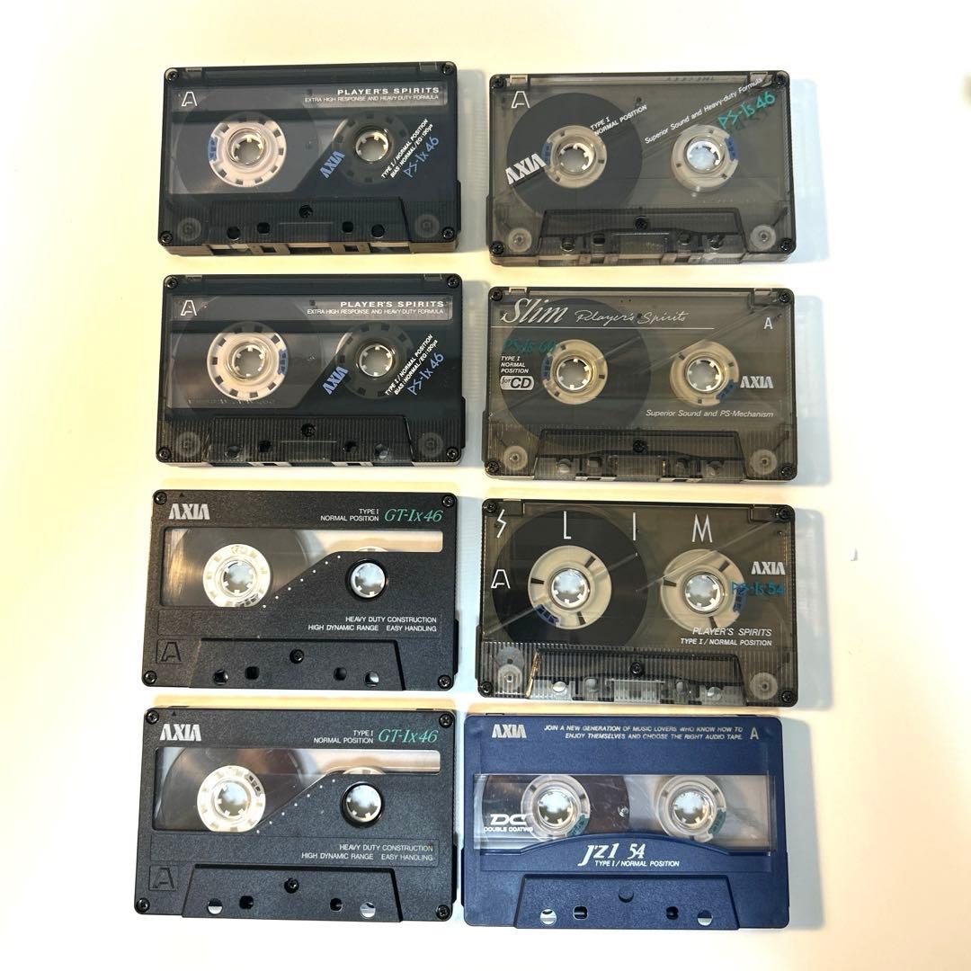 AXIA 中古カセットテープ ノーマルポジション 8本セット - メルカリ