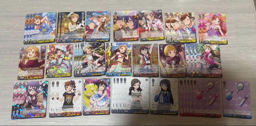 ヴァイスシュヴァルツ　ミリオンライブ　デッキ&パーツ