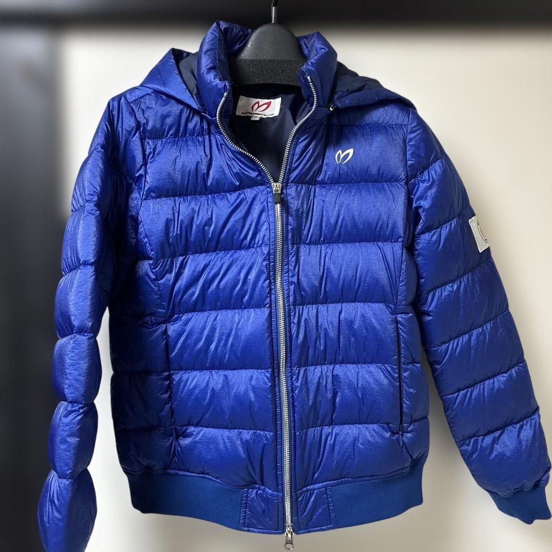 MASTER BUNNY EDITION フード付きダウンジャケット サイズ0 MASTER BUNNY EDITION (マスターバニーエディション) ゴルフウェア