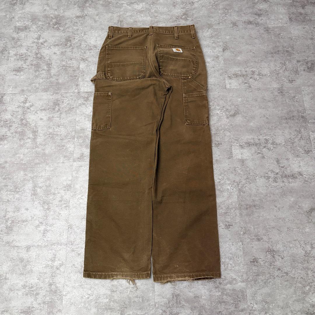 80-90s 星タグ USA製 ブラウン ダブルニー カーハート - メルカリ