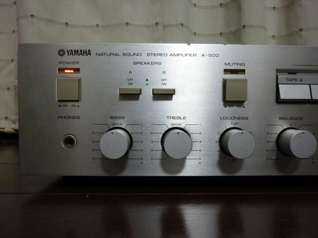 YAMAHA ヤマハ プリメインアンプ A-500 修理済 全機能動作 概美品
