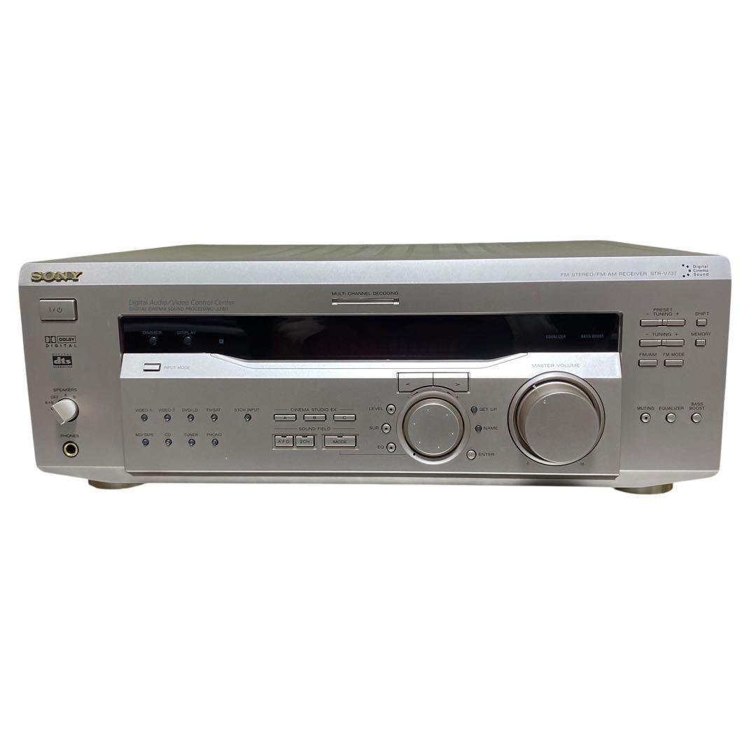 良品】SONY AVアンプ STR-V737 リモコン付 チューナー - メルカリ