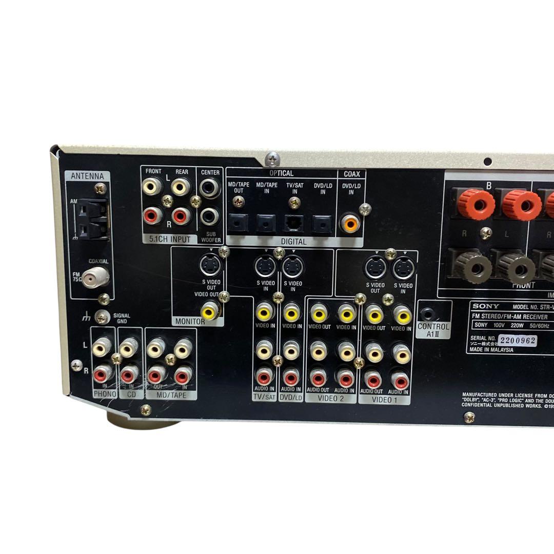 良品】SONY AVアンプ STR-V737 リモコン付 チューナー - メルカリ