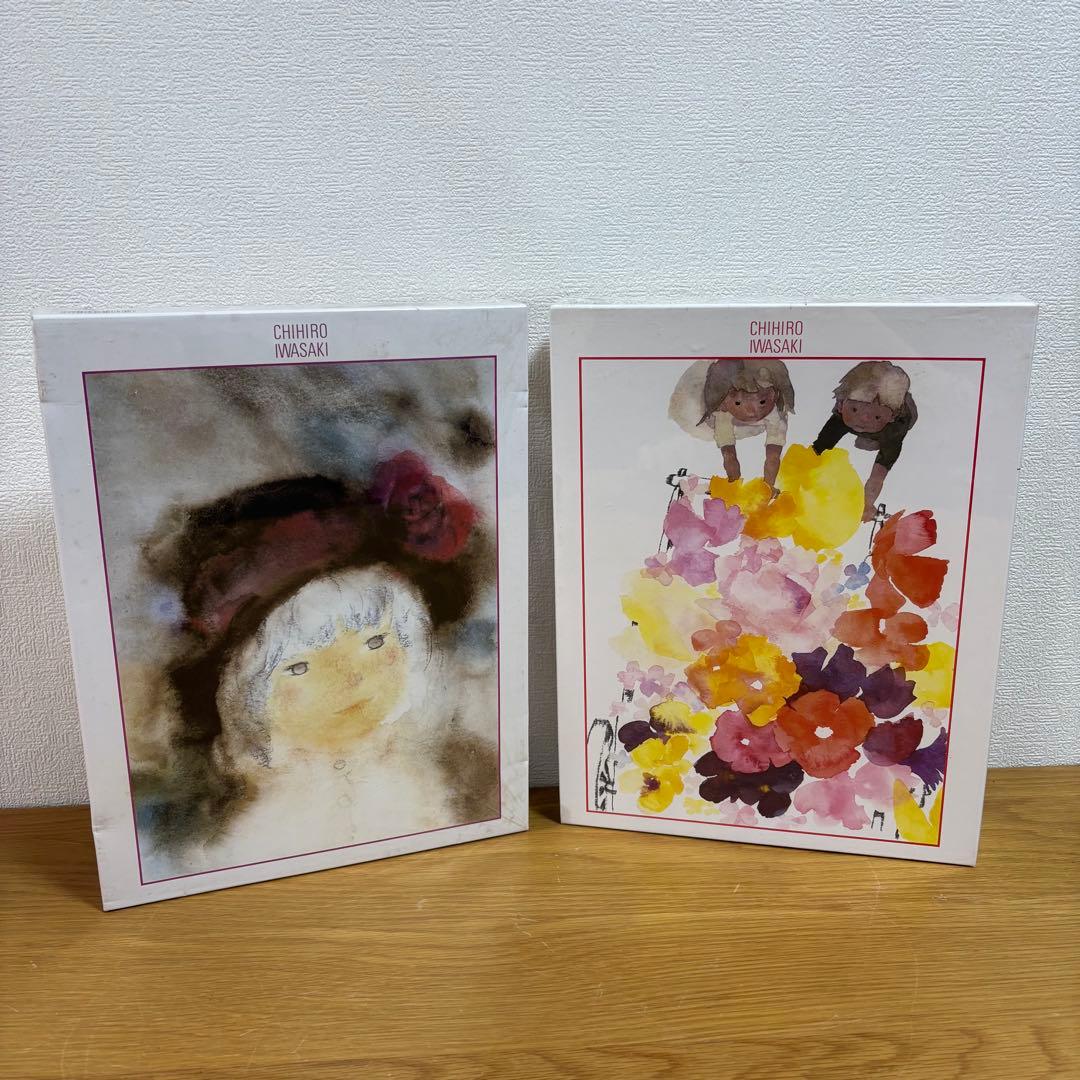 未使用いわさきちひろ ジグソーパズル500ピース はなぐるまバラ飾りの