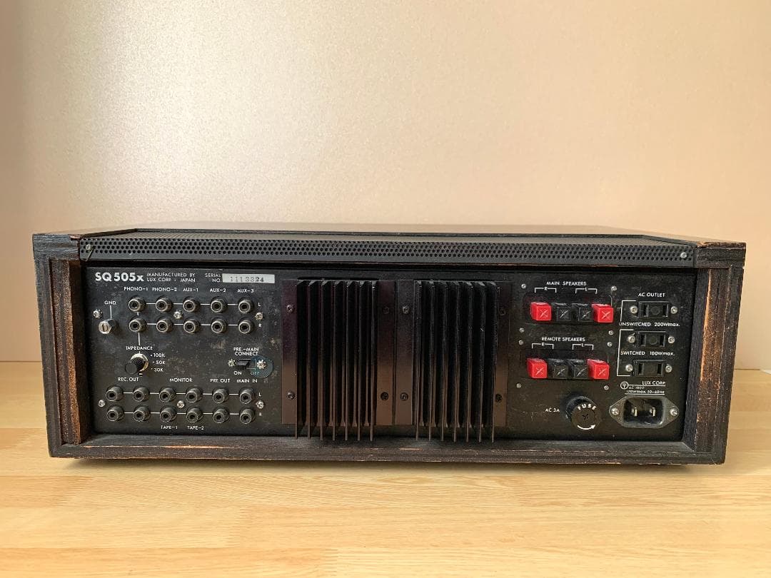 フルレストア品】LUXMAN ラックスマン プリメインアンプ 505X - メルカリ