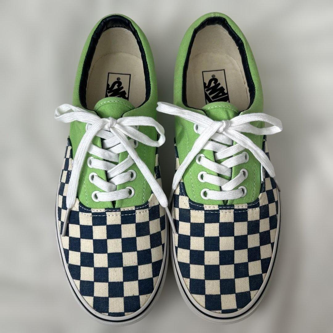 VANS Era Van Doren チェッカー/グリーン 27.5cm
