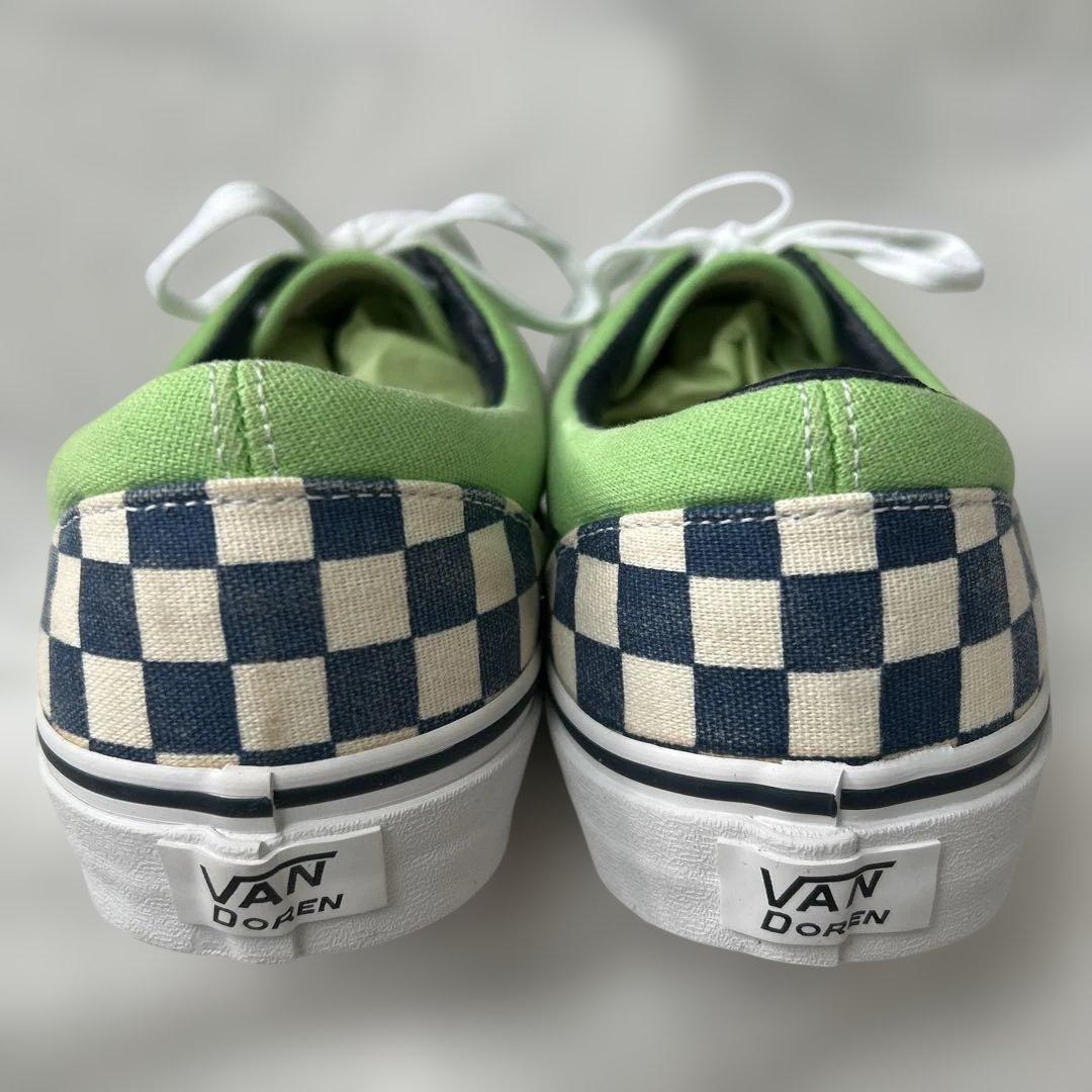 VANS Era Van Doren チェッカー/グリーン 27.5cm