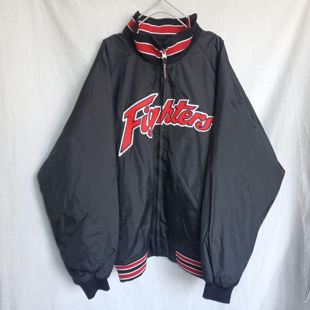 北海道日本ハムファイターズ 野球 ジャパンー黒 スタジャン 復刻 旧