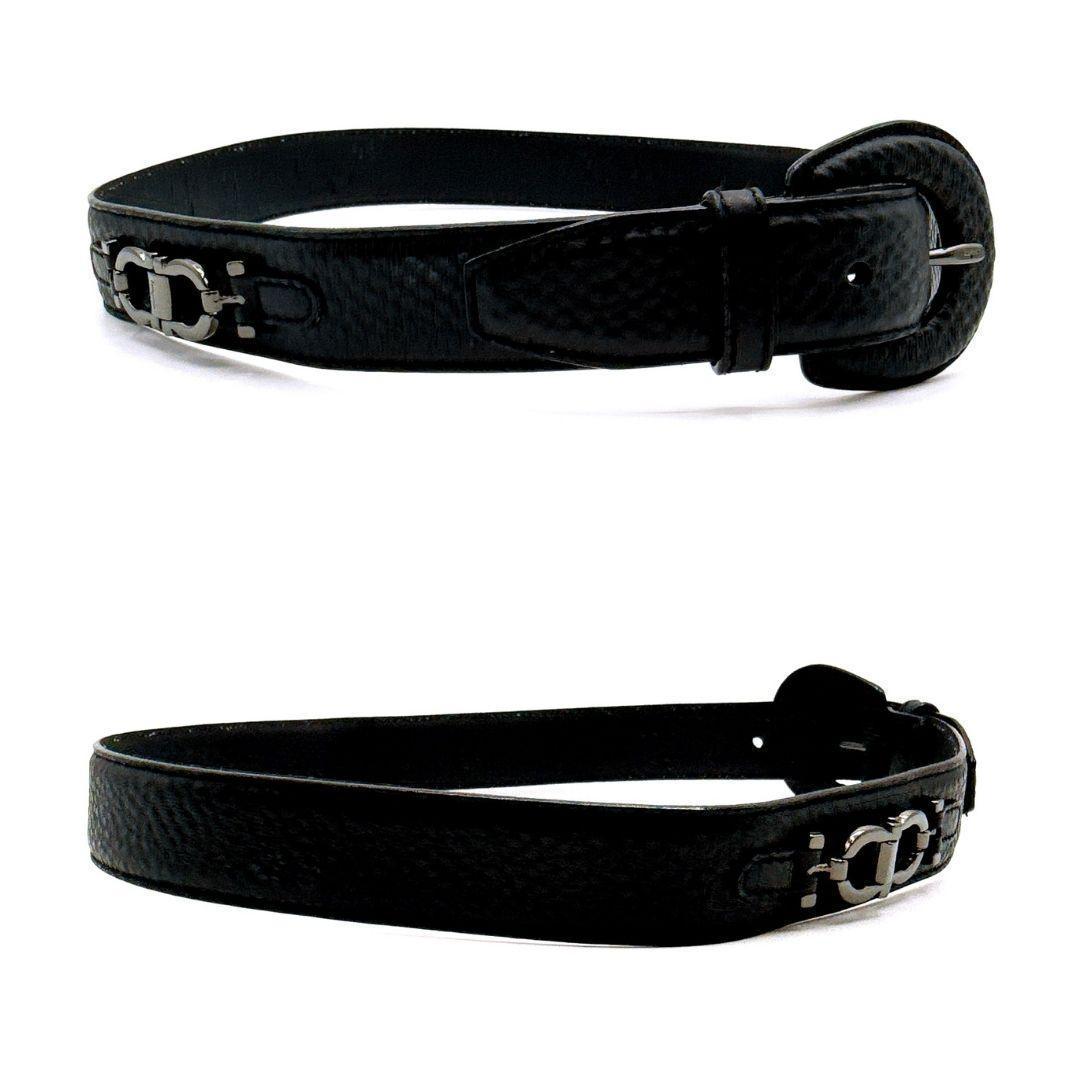 サルヴァトーレ フェラガモ レザー ガンチーニ ベルト ブラック - メルカリ