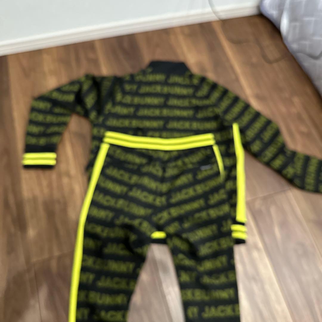 美品 JACKBUNNY ジャージセット ブラック/イエロー - メルカリ