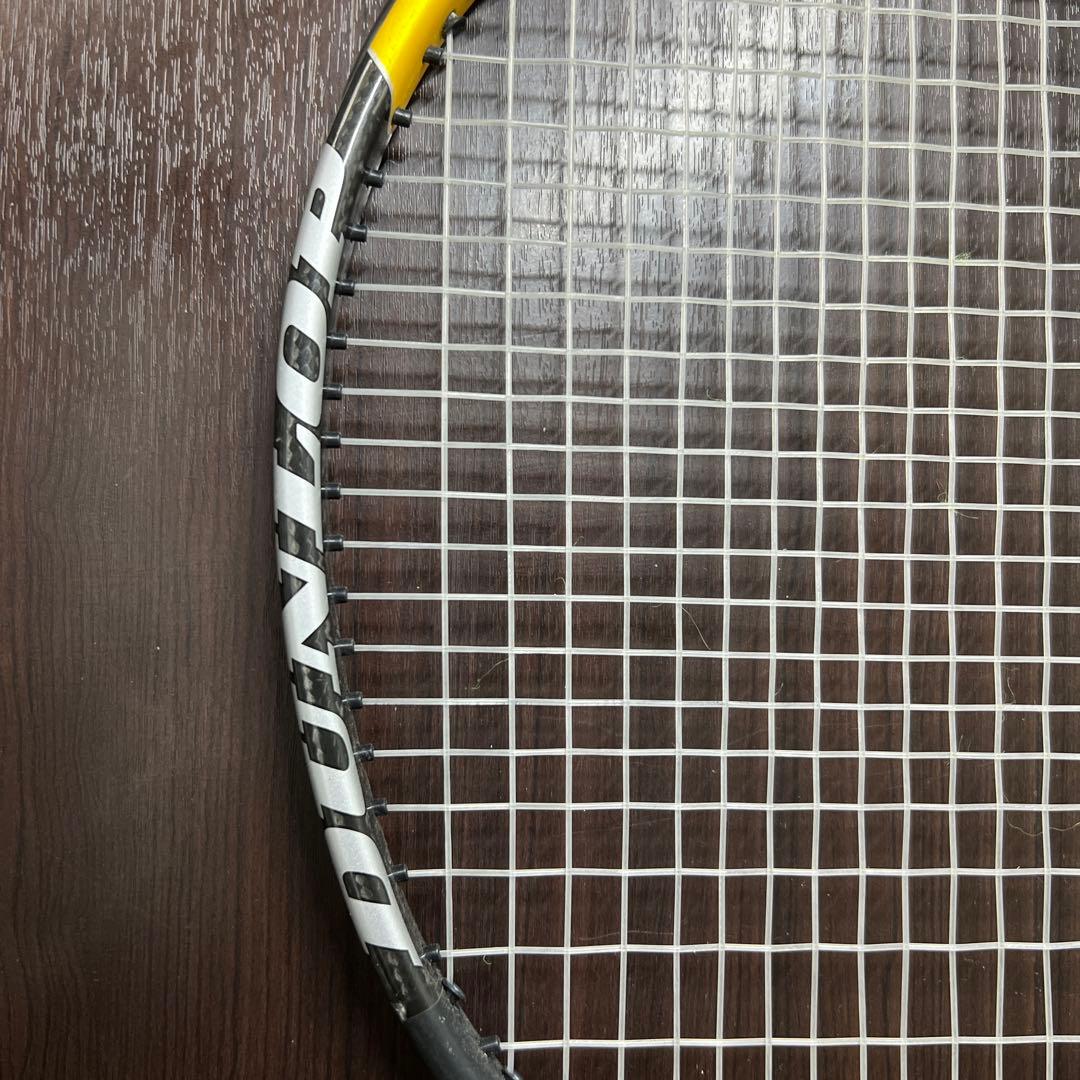 DUNLOP 200Gテニスラケット 黒/黄色