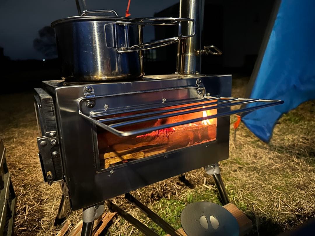 SENQI 薪ストーブ 耐熱ガラス窓付き おまけ付き - メルカリ