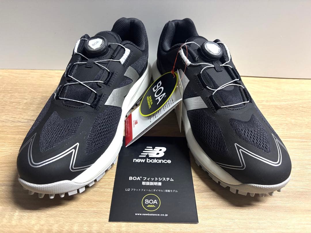 未使用 27.5cm 2E ニューバランスゴルフシューズUGS1001Fブラック