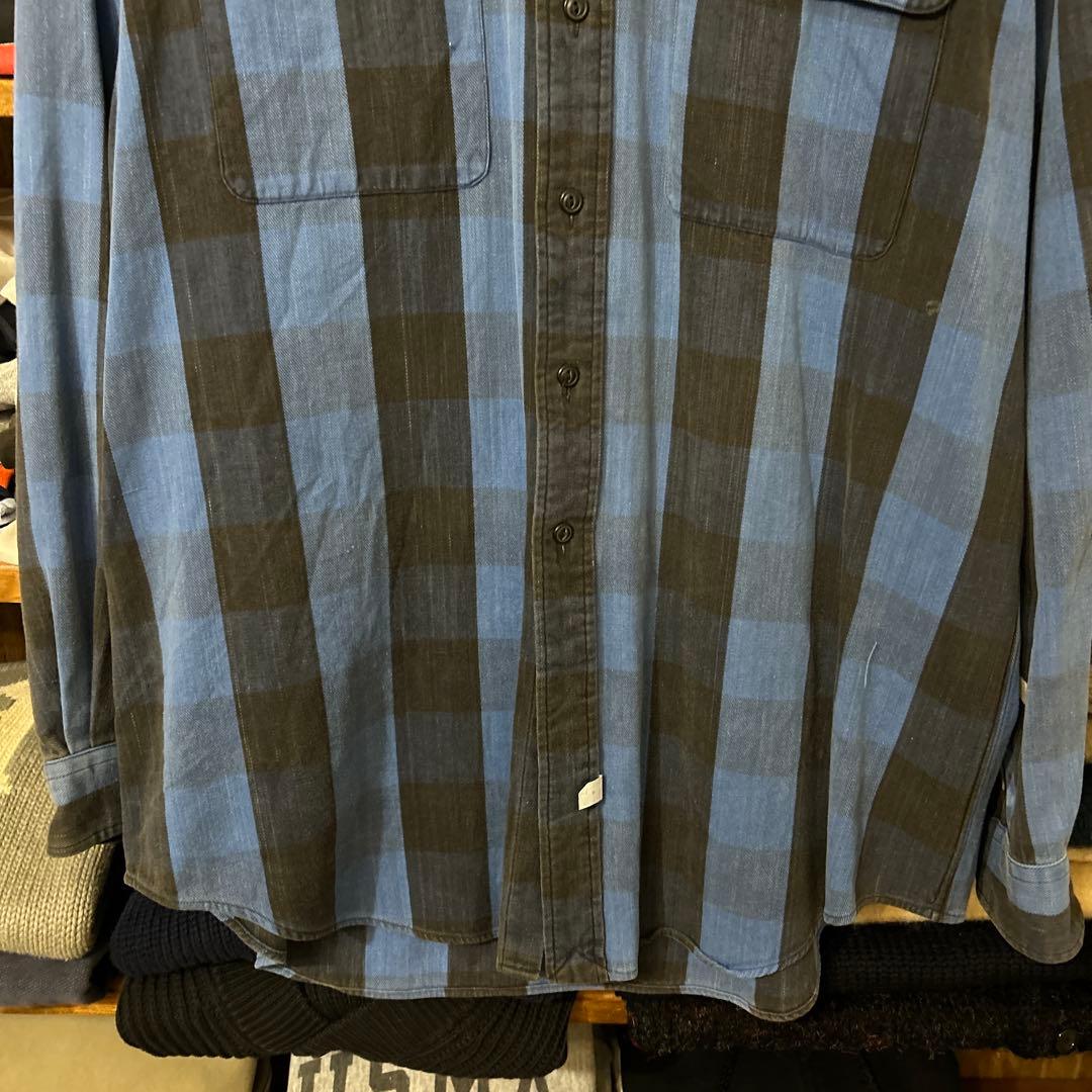 90s ralph lauren ラルフローレン ブロックチェック ネルシャツ - メルカリ