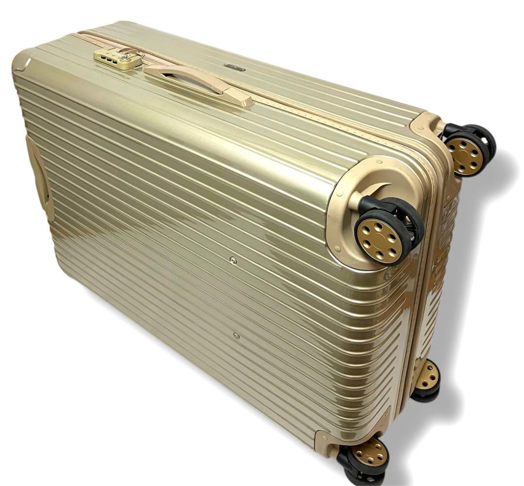 美品 RIMOWA リモワ ユナイテッドアローズ104L ハニーゴールド XL
