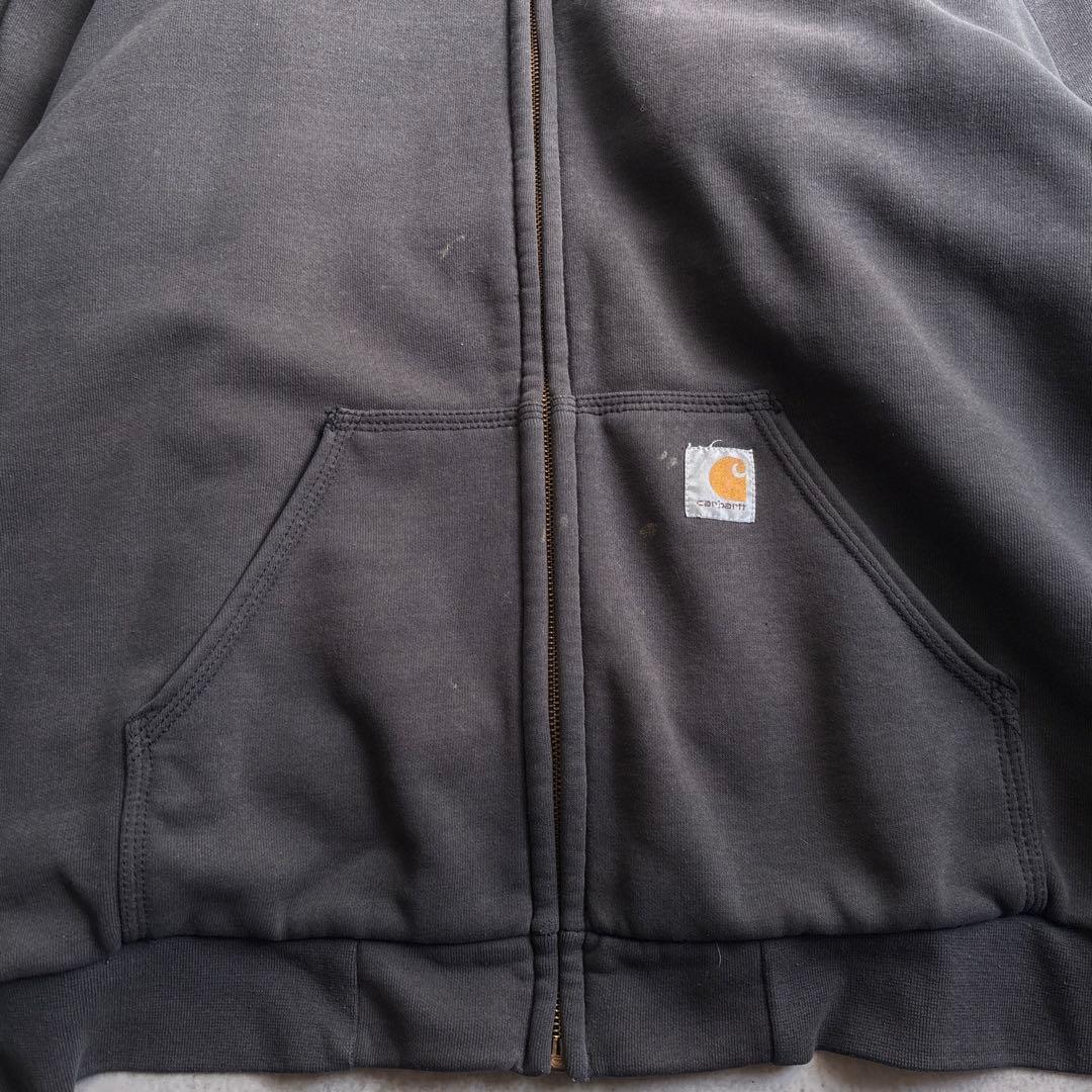 00's□カーハート【XL】アクティブジャケット スウェット フェード