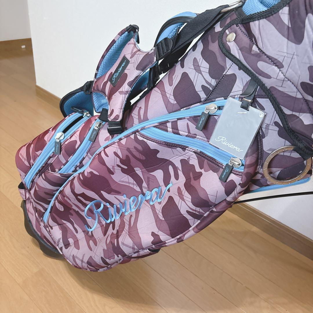 K377 Riviera リビエラ 迷彩柄 スタンドキャディバック - メルカリ