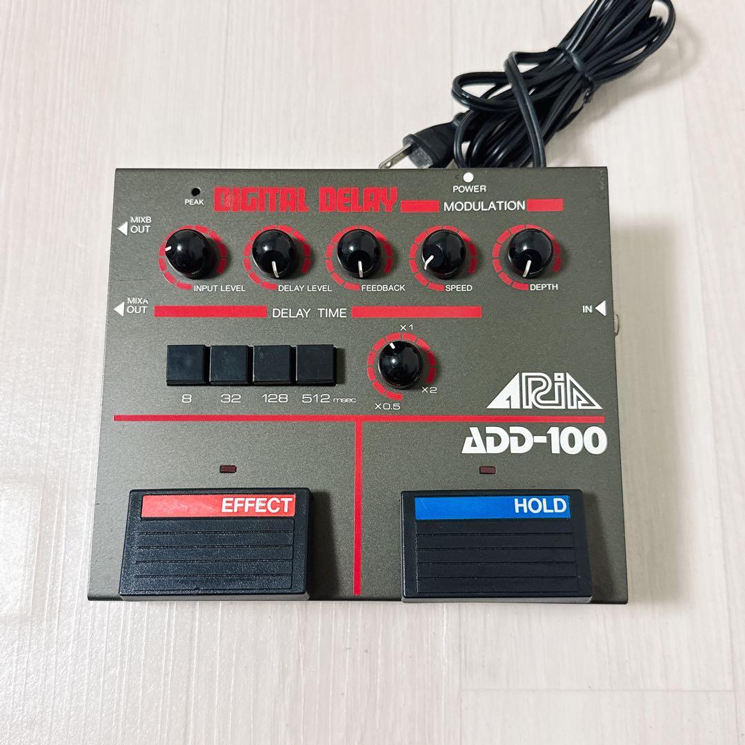 2201【美品】ARIA ADD-100 デジタルディレイ　日本製 エフェクター
