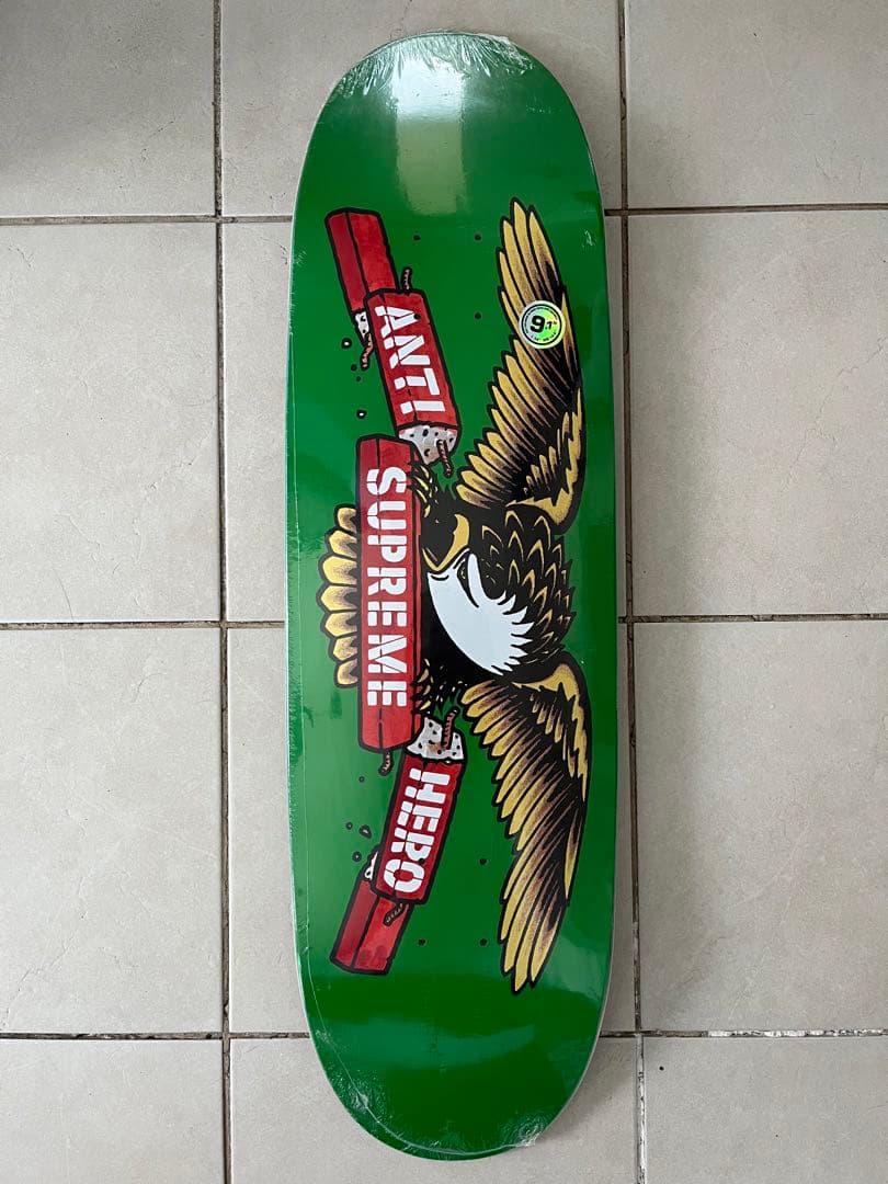 ANTI HERO SUPREME 9.1インチ スケートボード 未開封 - メルカリ