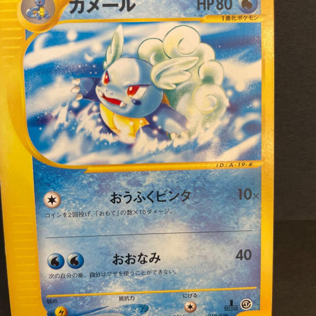 スターターパックeカード ゼニガメ カメール カメックス 進化ライン3枚