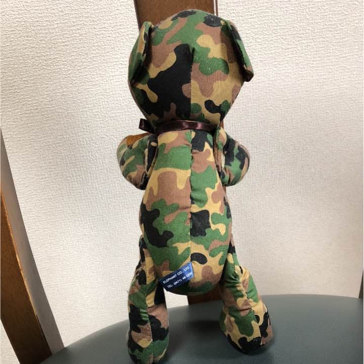 迷彩柄テディベア