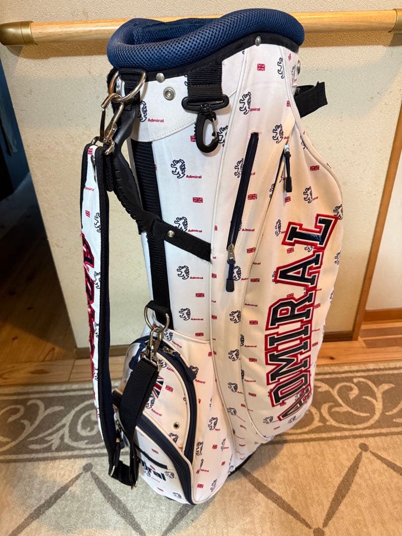 ★美品★アドミラル軽量スタンド式キャディバッグ Admiral（アドミラル） 軽量 スタンドキャディバッグ : GDOゴルフ