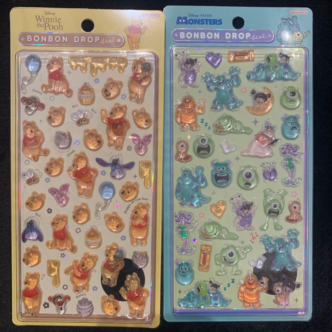 ボンボンドロップシール ディズニー 第二弾 8種 コンプリート 正規品