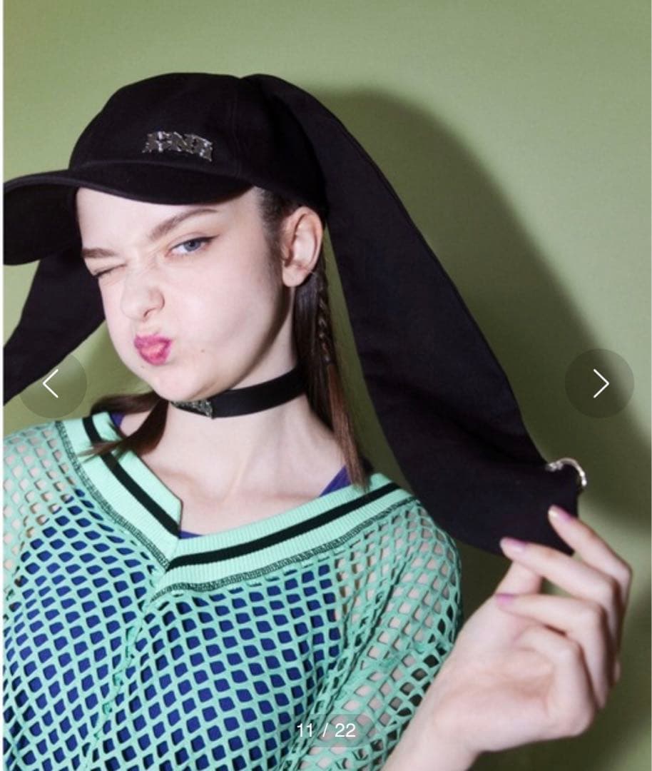 Candy Stripper CND BUNNY EAR キャップ うさぎ耳 - メルカリ