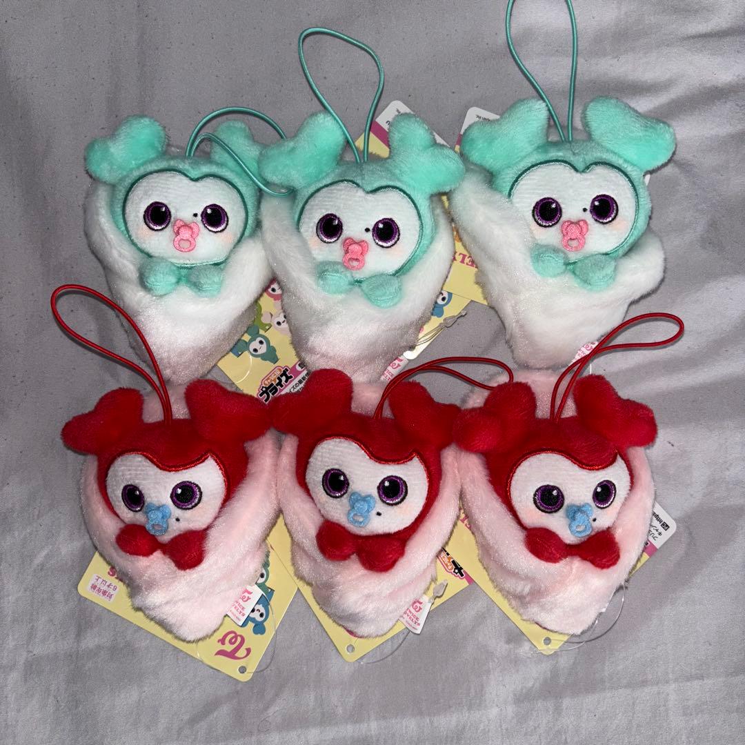 TWICE LOVELYS おくるみマスコット　ぬいぐるみヘアピン　GIGO