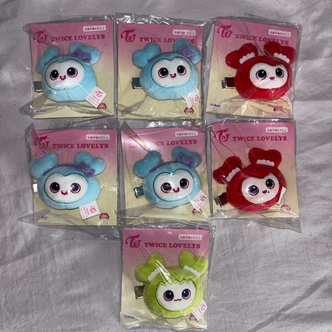 TWICE LOVELYS おくるみマスコット　ぬいぐるみヘアピン　GIGO