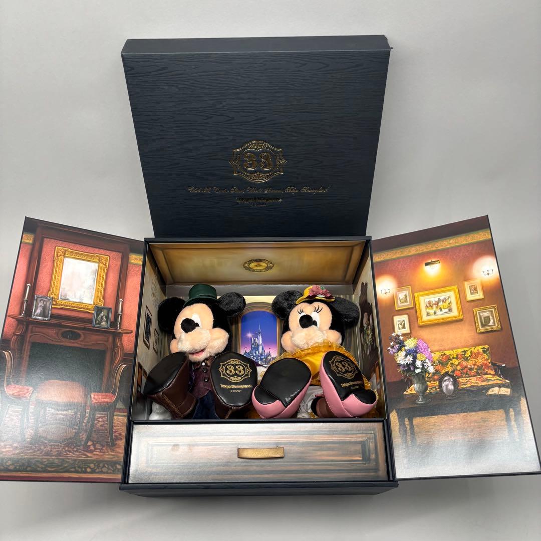 【新品未使用】東京ディズニーランドクラブ33ミッキー&ミニー ぬいぐるみセット