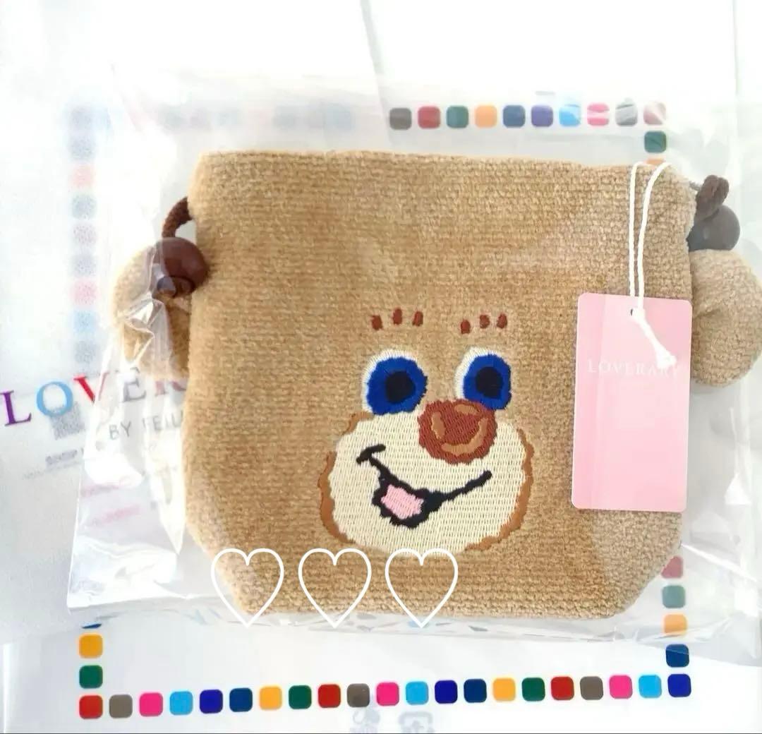 新品】ラブラリーバイフェイラー ドアップテディ ボーイ 巾着