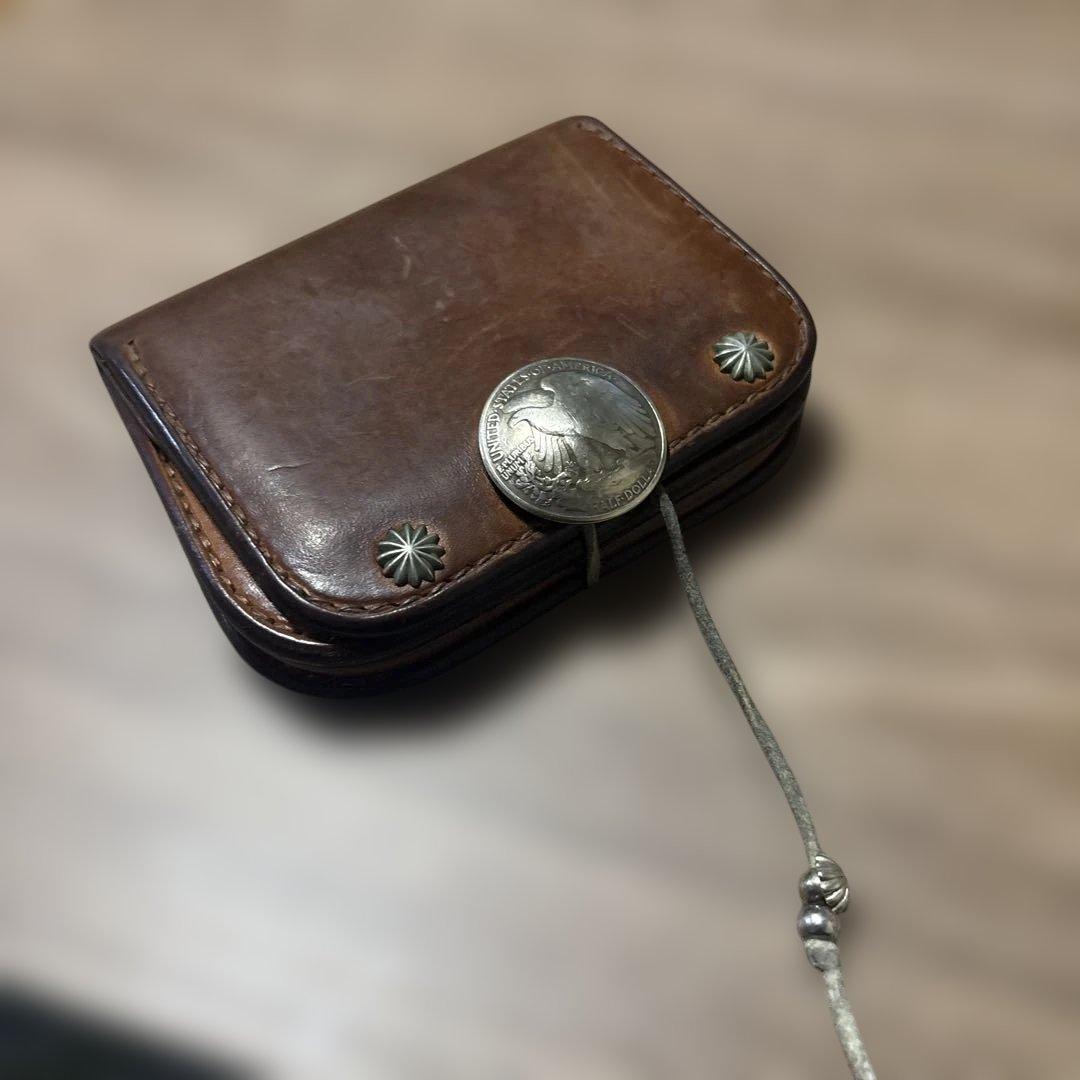 goro's角形小銭入れ 楽天市場】ゴローズ goro's [新品] 角型小銭入れ サドル 財布