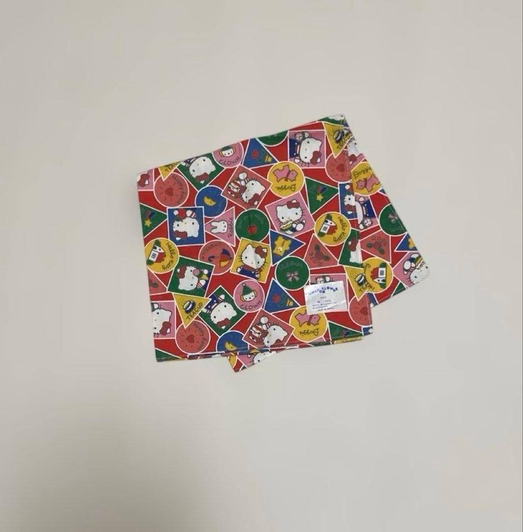 【匿名配送】未使用　キティちゃん　ナフキン　レトロ　1977 レア