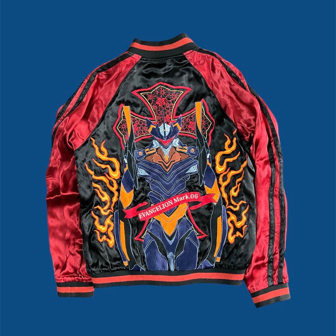 YUKI 　スカジャン　カヲル君　リバーシブル　L YUKI 様専用 スカジャン カヲル君 リバーシブル L - メルカリ