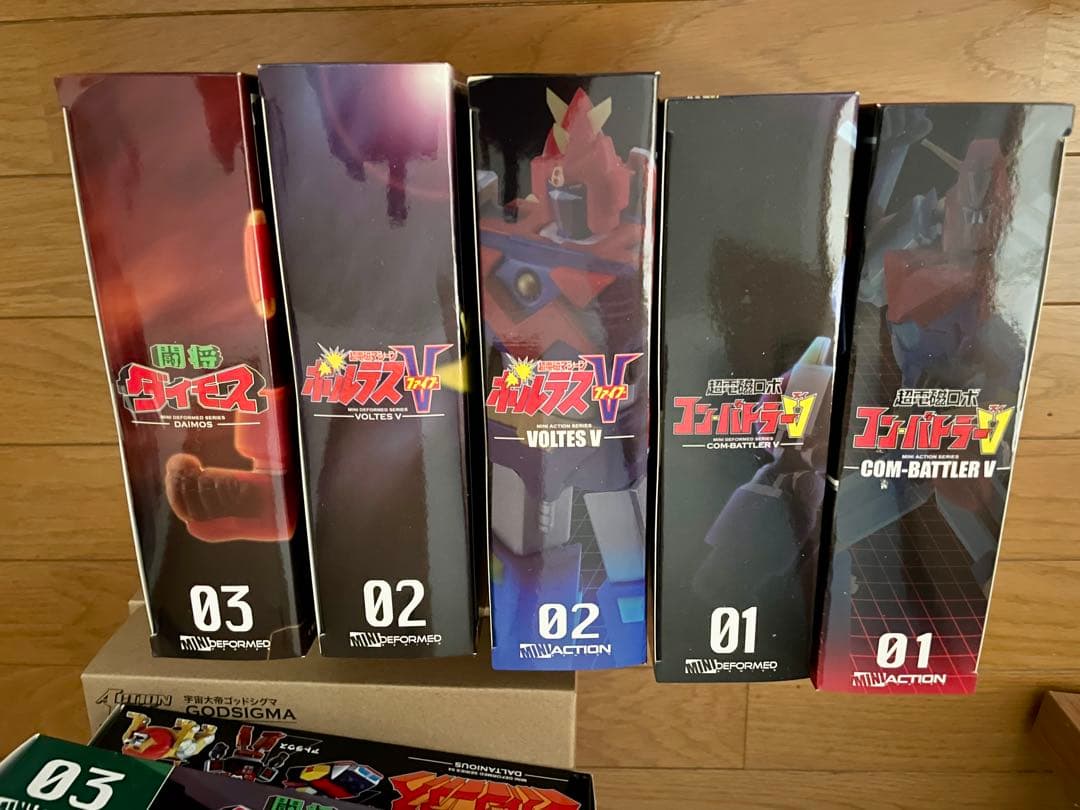 ミニアクション、ディフォルメ シリーズ ボルテス、コンバトラーvなど 10種