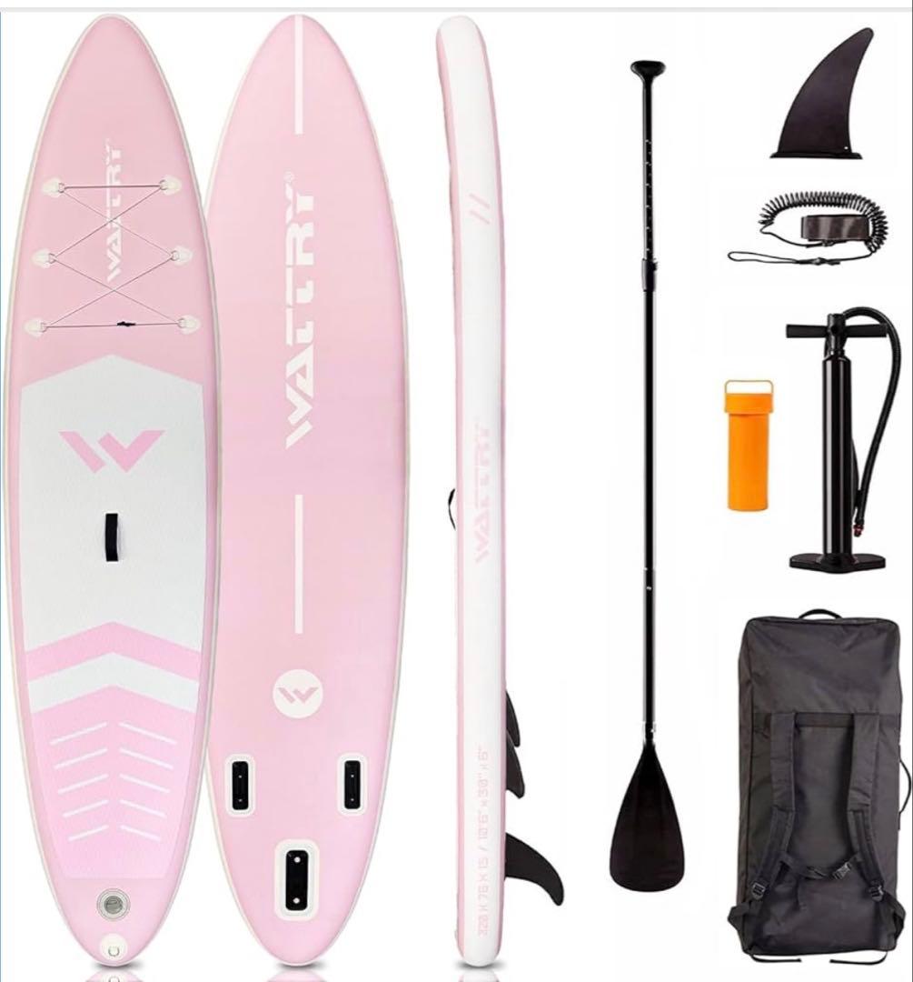 SUPボード スタンドアップパドルボード ピンク 軽量 ハンドル付き