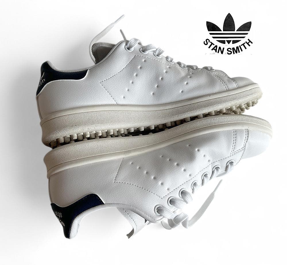 未使用級 アディダス スタンスミス ゴルフシューズ 白✕ネイビー 23.5cm