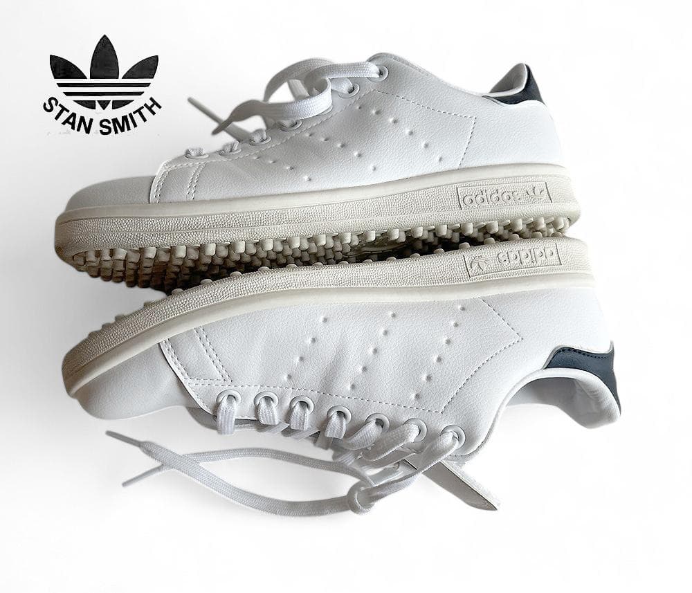 未使用級 アディダス スタンスミス ゴルフシューズ 白✕ネイビー 23.5cm
