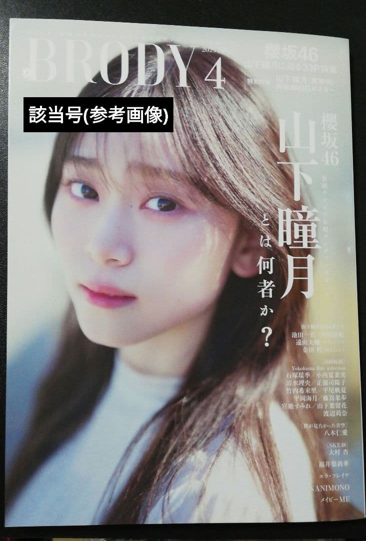 当選品♪ 櫻坂46 山下瞳月 Wネーム・直筆サイン入りチェキ BRODY