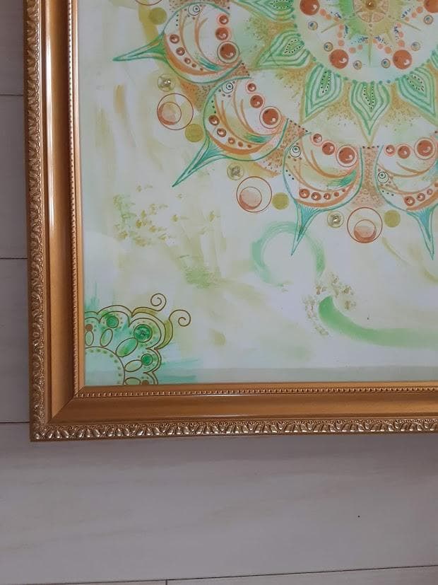 五十嵐由家曼荼羅画440 「幸運を招く光の曼荼羅 」 - メルカリ