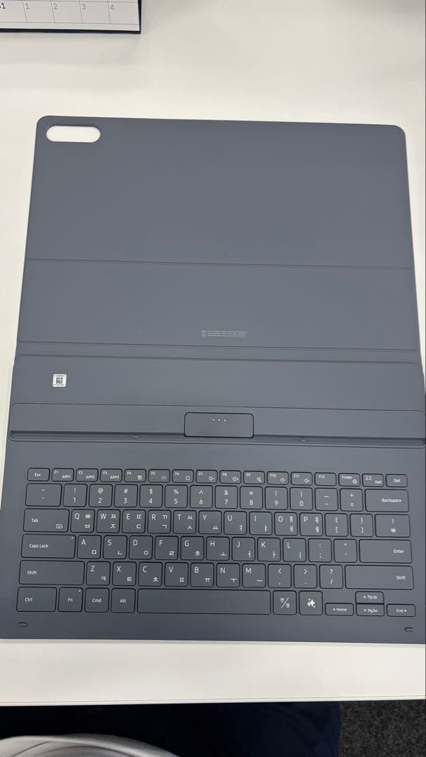 Tab S11 Ultra (韓国語)キーボードカバー グレー Galaxy Tab S11 Ultra Book Cover Keyboard Slim | ケース・カバー