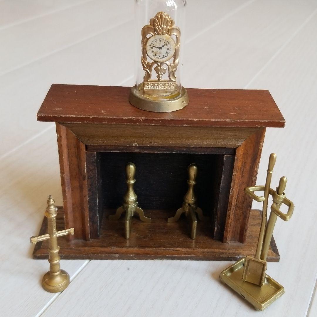 ミニチュア 家具　ヴィンテージ　ドールハウス　リビング