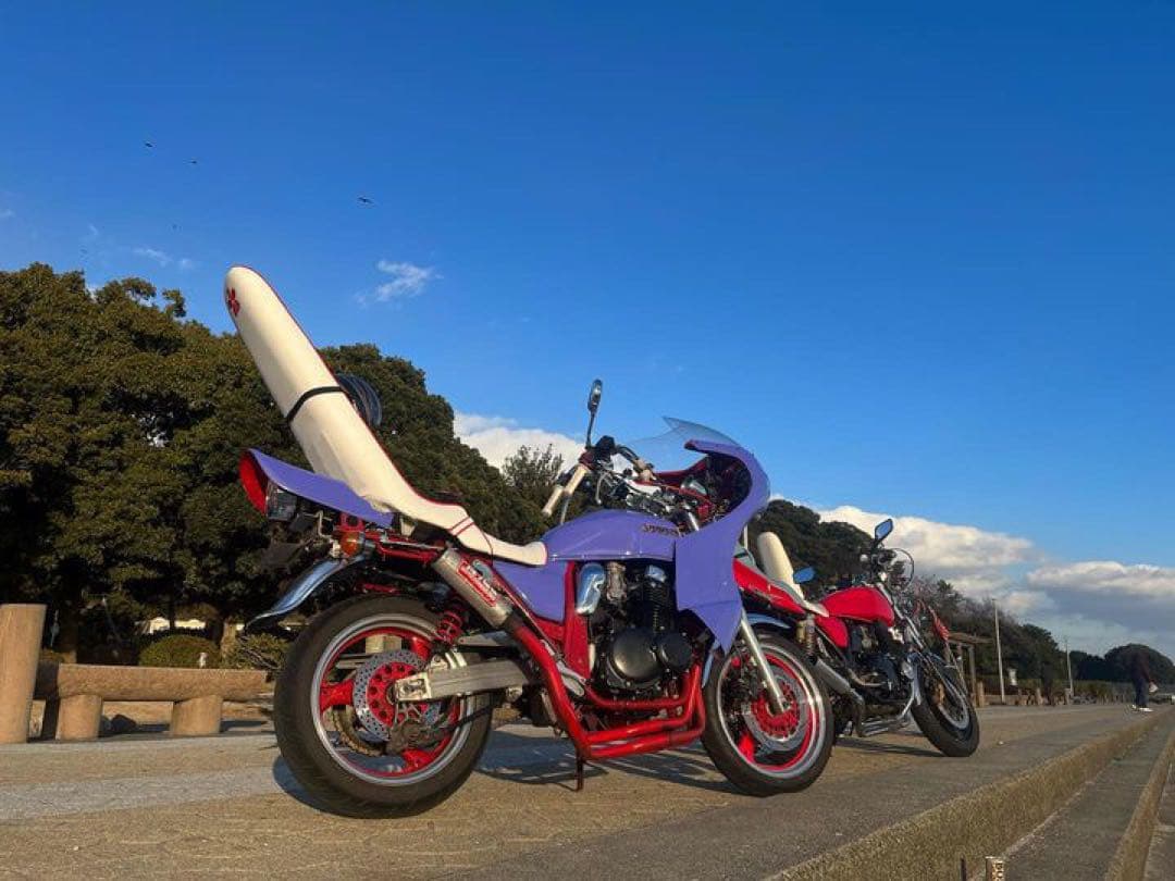 gsx400インパルス 三段シート インパルス400 値下げ⭕️ - メルカリ