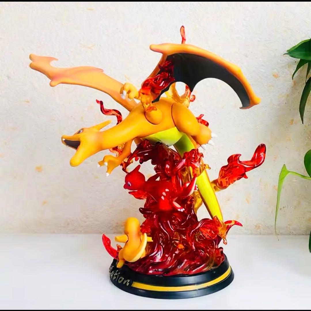 ポケモン リザードン 進化系 (ヒトカゲ/リザード)　ガレージキット　フィギュア