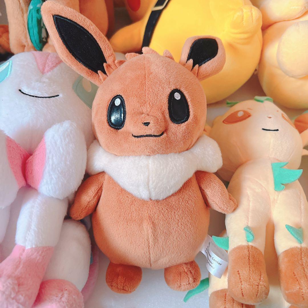 でっかいコロっとまんまる　ニンフィア　羽田　 ちっちゃいかたのり ぬいぐるみ